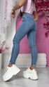 "HAWAII" DJ2614 denim pants - BLUE